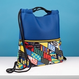 Сумка-рюкзак для обуви Yes SB-12 Welcome To Ukraine, синий (533521) - Pampik - 3