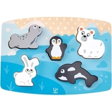 Пазл Hape Полярні тварини, 6 елементів (E1620) - Pampik