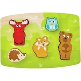 Пазл Hape Лісові тварини, 6 елементів (E1621) - Pampik