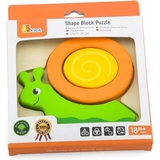 Мини-пазл Viga Toys Улитка, 3 элемента (59931) - Pampik - 2