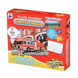 Пазл-раскраска Same Toy Пожарная машина, 50 элементов (2038Ut) - Pampik
