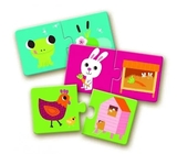 Развивающая игра-пазл Djeco Кто где живет?, 20 элементов (DJ08164) - Pampik - 3