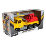 Машинка Tigres City Truck Кран, желтый с красным (39366) - Pampik - 2
