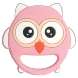 Прорізувач для зубів Lindo Сова, рожевий (LI 326 рож) - Pampik