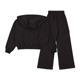 Спортивний костюм Garnamama, бомбер з капішоном, Брюки-палаццо Season 2025 170 Чорний (1055963.1421213) - Pampik - 2