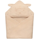 Полотенце Lionelo Muslin Hooded Towel Beige Sand, 100х100 см (LO-MUSLIN HOODED TOWEL BEIGE SAND) - Pampik