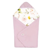 Одеяло для люльки Lionelo Travel Swaddle Blanket Pink Flower (LO-TRAVEL SWADDLE BLANKET PINK FLOWER) - Pampik