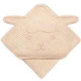 Полотенце Lionelo Muslin Hooded Towel Beige Sand, 100х100 см (LO-MUSLIN HOODED TOWEL BEIGE SAND) - Pampik - 2