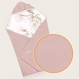 Одеяло для люльки Lionelo Travel Swaddle Blanket Pink Flower (LO-TRAVEL SWADDLE BLANKET PINK FLOWER) - Pampik - 3