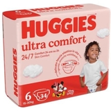 Підгузки на липучках Huggies Ultra Comfort, 6 (15-30 кг), 34 шт. - Pampik - 2