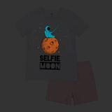 Светящаяся пижама Garnamama Neon PG Summer 134 Белый Розовый (698077.9877311) - Pampik - 18