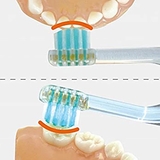 Насадки для детской электрической зубной щетки Combi 113056, 2 шт., белый (858534) - Pampik - 3