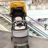 Вкладыш в прогулочную коляску Combi 0000 для новорожденных, латексный, бежевый (28323) - Pampik - 2