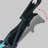 Уценка. Прогулочная коляска Combi F2 Plus 116231, ультралегкая, бирюзовый (15651) - Pampik - 2