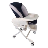 Стульчик для кормления Combi Dreamy 118680 с механической люлькой, синий (858538) - Pampik - 3