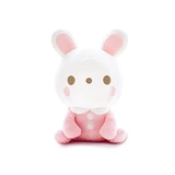 Мягкая музыкальная игрушка-ночник Combi Зайчик 118784, розовый (36825) - Pampik