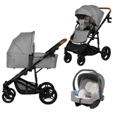 Універсальна коляска 3 в 1 Lionelo Mari Tour Grey Stone - Pampik