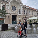 Прогулянкова коляска Combi CFS 117662, сірий + сумка-чохол у подарунок (29287) - Pampik - 8