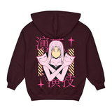 Спортивна кофта Garnamama худі велике на блискавці + з наклейкою Anime 170-176 Бордовий (1056268.1421305) - Pampik