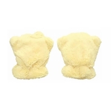 Перчатки-погремушки Combi Лапки 114028, бежевый (21121) - Pampik - 2