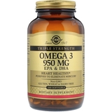 Рыбий жир Solgar Omega-3 EPA, DHA 950 мг, 100 желатиновых капсул - Pampik