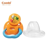 Пустышка силиконовая ортодонтическая Combi Step 2 116201, 2-10 мес., оранжевый (21325) - Pampik - 3