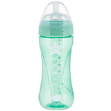 Пляшечка для годування Nuvita Mimic Cool, антиколікова, 330 мл, зелений (NV6052GREEN) - Pampik