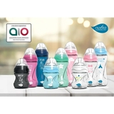 Пляшечка для годування Nuvita Mimic Cool, антиколікова, 150 мл, синій (NV6012NIGHTBLUE) - Pampik - 12