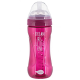 Пляшечка для годування Nuvita Mimic Cool, антиколікова, 330 мл, малиновий (NV6052PURPLE) - Pampik