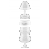 Пляшечка для годування Nuvita Mimic Collection, антиколікова, 150 мл, блакитний (NV6011AZZURO) - Pampik - 3