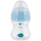 Пляшечка для годування Nuvita Mimic Collection, антиколікова, 150 мл, блакитний (NV6011AZZURO) - Pampik