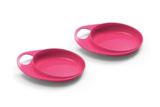 Тарілка Nuvita Easy Eating, дрібна, рожевий, 2 шт. (NV8451Pink) - Pampik
