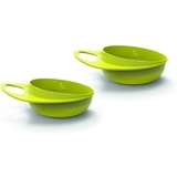 Тарелка Nuvita Easy Eating, глубокая, салатовый, 2 шт. (NV8431Lime) - Pampik - 2