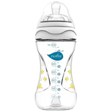 Бутылочка для кормления Nuvita Mimic, 250 мл, белый (NV6030White) - Pampik