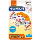 Погремушка мягкая Combi Конфета, белый-оранжевый (14097) - Pampik - 2