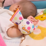 Погремушка мягкая Combi Конфета, белый-оранжевый (14097) - Pampik - 3