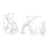 Прогулянкова коляска Lionelo Annet Tour Grey Stone (LO-ANNET TOUR GREY STONE) - Pampik - 7