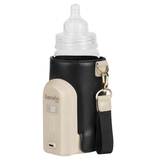 Мобільний підігрівач для пляшечок Lionelo Thermup Go Evo Black Gold (LOC-THERMUP GO EVO BLACK GOLD) - Pampik