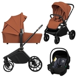 Универсальная коляска 3 в 1 Lionelo Mika Plus Brown Rust (LO-MIKA PLUS 3IN1 BROWN RUST) - Pampik