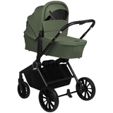 Универсальная коляска 2 в 1 Lionelo Mika Plus Green Olive (LO-MIKA PLUS 2IN1 GREEN OLIVE) - Pampik