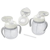 Уцінка. Набір поїльників Combi 4+,6+ додаткова насадка 5+ LakuMug 240 мл, 340 мл (113469) - Pampik