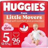Підгузки-трусики для дівчаток Huggies Little Movers Pants 5 (12-17 кг) 96 шт. - Pampik