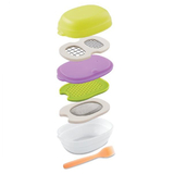 Набор посуды для еды и приготовления Combi, 6 шт, фиолетовый (81236) - Pampik