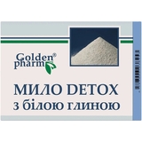 Мило Golden Pharm Detox з білою глиною, 70 г - Pampik