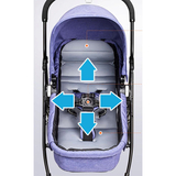 Универсальная коляска 2 в 1 Combi i_Thruller, фиолетовый (117125) - Pampik - 8