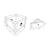 Манеж Lionelo Bonnie Blue Navy (LO-BONNIE BLUE NAVY) - Pampik - 13