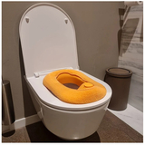 Уцінка. Сидіння на туалет Combi, з махровим чохлом (20543) - Pampik - 6