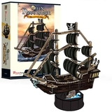 3D Пазл CubicFun Корабель Помста королеви Анни (T4035h) - Pampik - 2