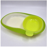 Тарелка плоская пластмассовая Combi, 2 шт, салатовый (81234) - Pampik - 2