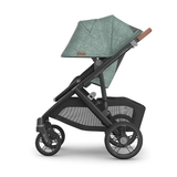 Универсальная коляска 2в1 Uppababy Vista V3 Gwen Green Melange/Carbon Frame/Saddle Leather (0303-VIS-EU- GWN) - Pampik - 7